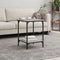 vidaXL Coffee Table Grey Sonoma 40x40x55 cm Engineered Wood