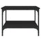 vidaXL Coffee Table Black 55x55x40 cm Engineered Wood