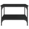 vidaXL Coffee Table Black 55x55x40 cm Engineered Wood