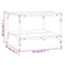 vidaXL Coffee Table Black 55x55x40 cm Engineered Wood