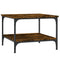 vidaXL Coffee Table Smoked Oak 55x55x40 cm Engineered Wood