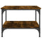 vidaXL Coffee Table Smoked Oak 55x55x40 cm Engineered Wood