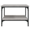 vidaXL Coffee Table Grey Sonoma 55x55x40 cm Engineered Wood