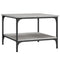 vidaXL Coffee Table Grey Sonoma 55x55x40 cm Engineered Wood