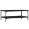 vidaXL Coffee Table Black 100x55x40 cm Engineered Wood