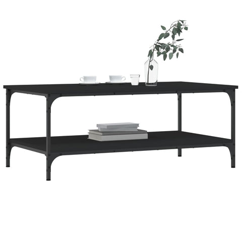 vidaXL Coffee Table Black 100x55x40 cm Engineered Wood