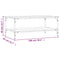 vidaXL Coffee Table Black 100x55x40 cm Engineered Wood