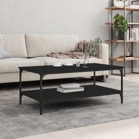 vidaXL Coffee Table Black 100x55x40 cm Engineered Wood