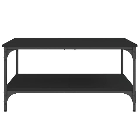 vidaXL Coffee Table Black 80x80x40 cm Engineered Wood