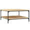 vidaXL Coffee Table Sonoma Oak 80x80x40 cm Engineered Wood