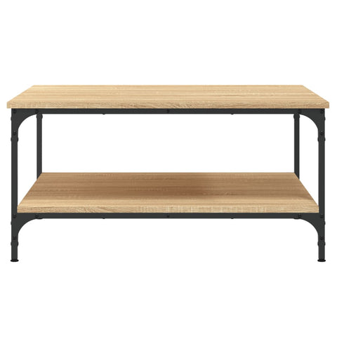 vidaXL Coffee Table Sonoma Oak 80x80x40 cm Engineered Wood
