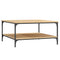 vidaXL Coffee Table Sonoma Oak 80x80x40 cm Engineered Wood