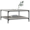 vidaXL Coffee Table Grey Sonoma 80x80x40 cm Engineered Wood
