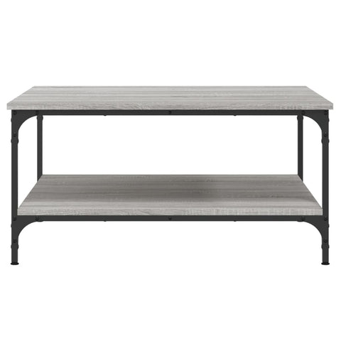 vidaXL Coffee Table Grey Sonoma 80x80x40 cm Engineered Wood