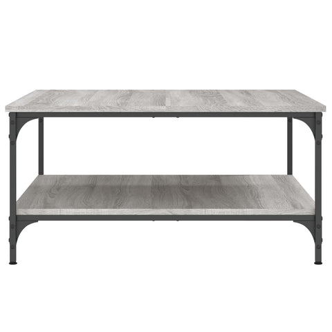 vidaXL Coffee Table Grey Sonoma 80x80x40 cm Engineered Wood