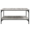vidaXL Coffee Table Grey Sonoma 80x80x40 cm Engineered Wood