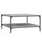 vidaXL Coffee Table Grey Sonoma 80x80x40 cm Engineered Wood