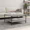 vidaXL Coffee Table Grey Sonoma 80x80x40 cm Engineered Wood
