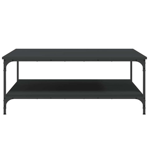 vidaXL Coffee Table Black 100x100x40 cm Engineered Wood