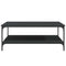 vidaXL Coffee Table Black 100x100x40 cm Engineered Wood
