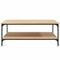 vidaXL Coffee Table Sonoma Oak 100x100x40 cm Engineered Wood