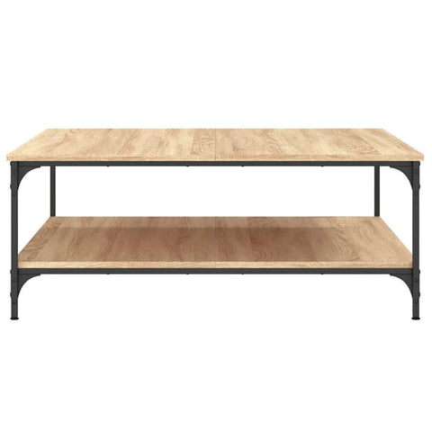 vidaXL Coffee Table Sonoma Oak 100x100x40 cm Engineered Wood