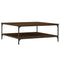 vidaXL Coffee Table Brown Oak 100x100x40 cm Engineered Wood