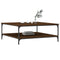 vidaXL Coffee Table Brown Oak 100x100x40 cm Engineered Wood