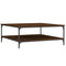 vidaXL Coffee Table Brown Oak 100x100x40 cm Engineered Wood
