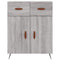 vidaXL Sideboard Grey Sonoma 69.5x34x90 cm Engineered Wood