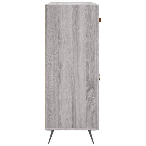 vidaXL Sideboard Grey Sonoma 69.5x34x90 cm Engineered Wood