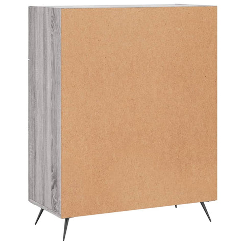 vidaXL Sideboard Grey Sonoma 69.5x34x90 cm Engineered Wood