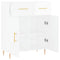 vidaXL Sideboard High Gloss White 69.5x34x90 cm Engineered Wood