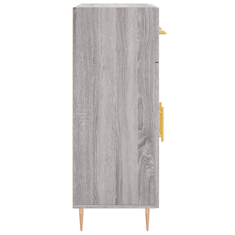 vidaXL Sideboard Grey Sonoma 69.5x34x90 cm Engineered Wood