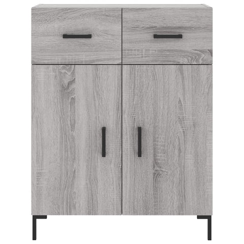 vidaXL Sideboard Grey Sonoma 69.5x34x90 cm Engineered Wood