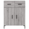 vidaXL Sideboard Grey Sonoma 69.5x34x90 cm Engineered Wood