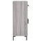 vidaXL Sideboard Grey Sonoma 69.5x34x90 cm Engineered Wood