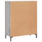 vidaXL Sideboard Grey Sonoma 69.5x34x90 cm Engineered Wood