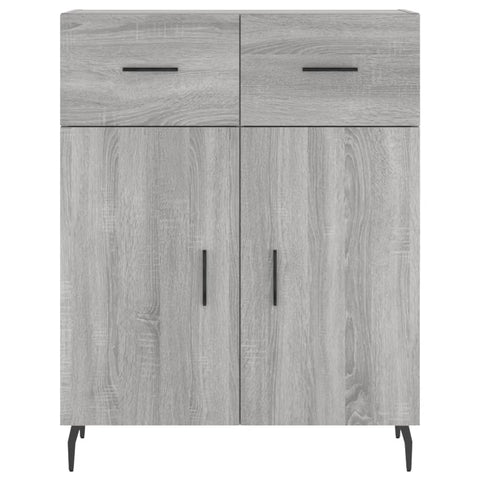 vidaXL Sideboard Grey Sonoma 69.5x34x90 cm Engineered Wood