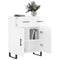 vidaXL Sideboard High Gloss White 69.5x34x90 cm Engineered Wood