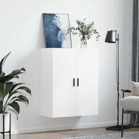 vidaXL Wall Mounted Cabinet White 69.5x34x90 cm