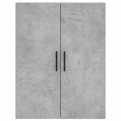 vidaXL Wall Mounted Cabinet Concrete Grey 69.5x34x90 cm