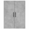 vidaXL Wall Mounted Cabinet Concrete Grey 69.5x34x90 cm