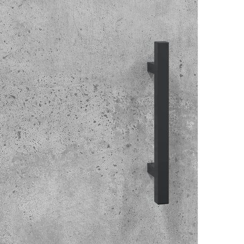 vidaXL Wall Mounted Cabinet Concrete Grey 69.5x34x90 cm