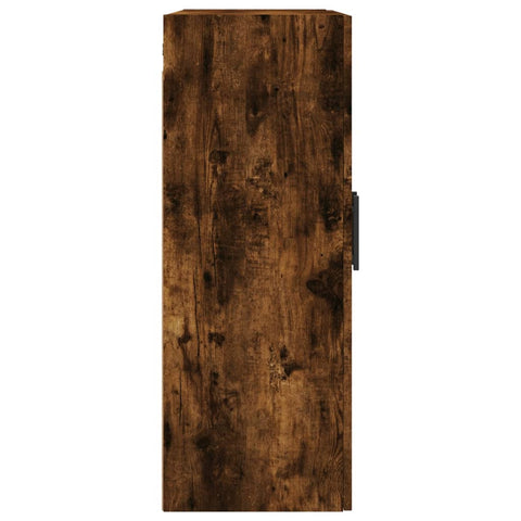 vidaXL Wall Mounted Cabinet Smoked Oak 69.5x34x90 cm