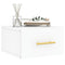 vidaXL Wall-mounted Bedside Cabinets 2 pcs White 35x35x20 cm