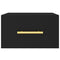 vidaXL Wall-mounted Bedside Cabinet Black 35x35x20 cm