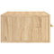 vidaXL Wall-mounted Bedside Cabinet Sonoma Oak 35x35x20 cm