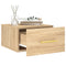 vidaXL Wall-mounted Bedside Cabinets 2 pcs Sonoma Oak 35x35x20 cm