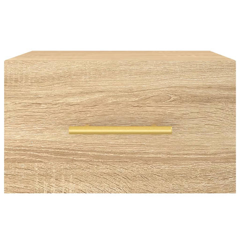 vidaXL Wall-mounted Bedside Cabinets 2 pcs Sonoma Oak 35x35x20 cm
